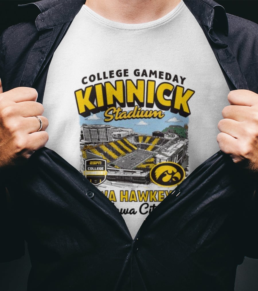 College Gameday Kinnick Stadium Iowa Hawkeyes Iowa City T-Shirt