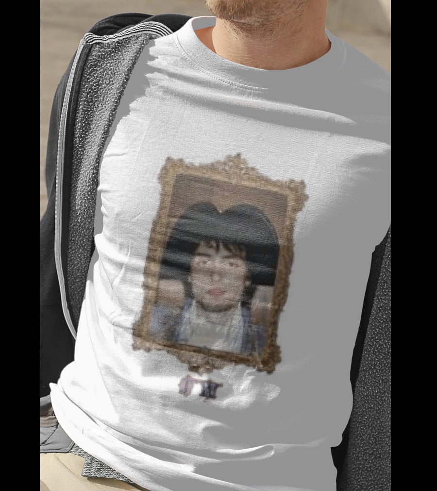 Finn Wolfhard Common Side Effects Tour Longsleeve Portrait In Ornate Frame T-Shirt