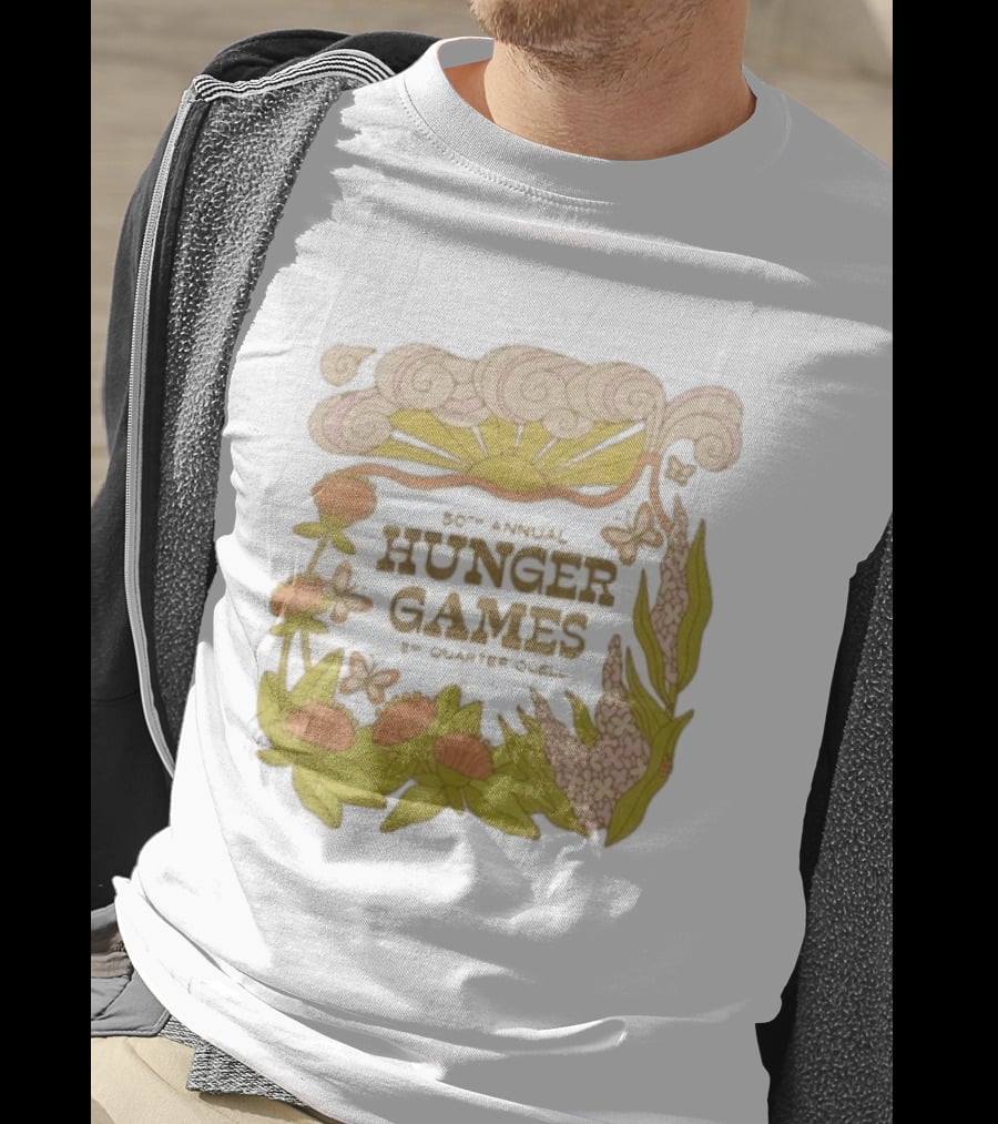 50th Annual Hunger Games 2nd Quarter Quell Floral Sun T-Shirt
