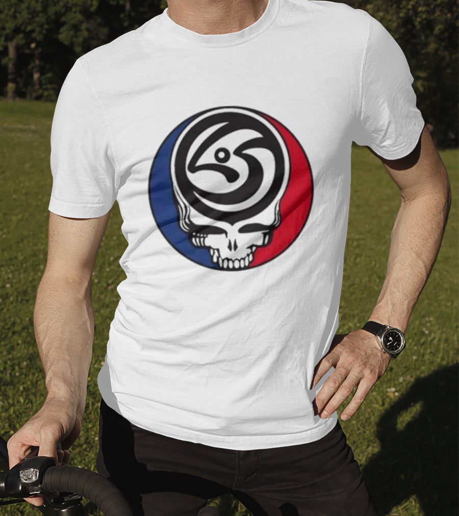 Leftover Salmon Grateful Dead Steal Your Face Salmon Garcia's Chicago March 6 8 2026 T-Shirt