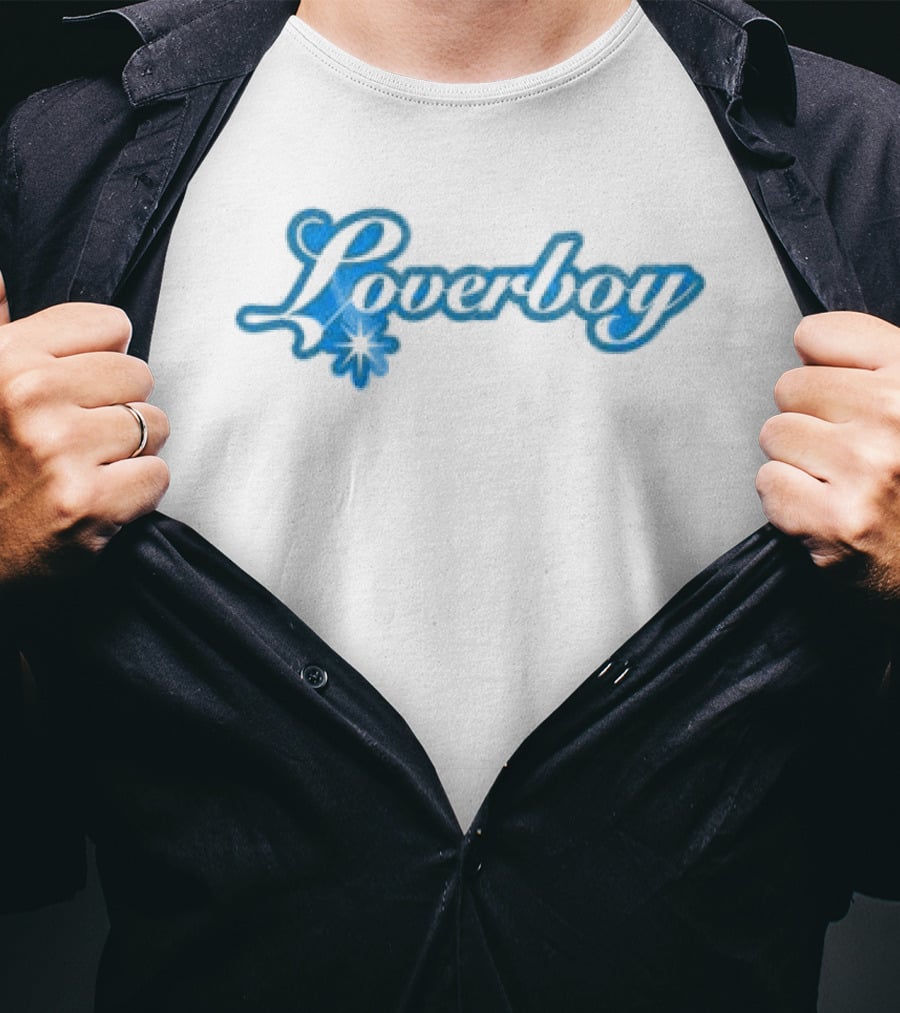 Mariah Carey Store Loverboy White Hearts Flowers T-Shirt