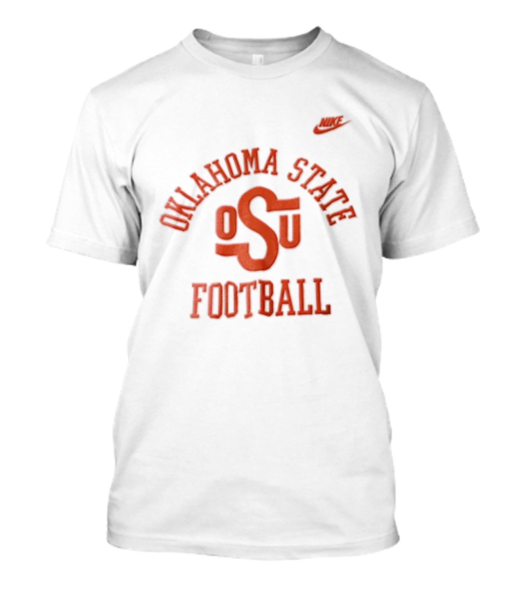 Oklahoma State OSU Football Retro Orange Cowboy Hat T-Shirt