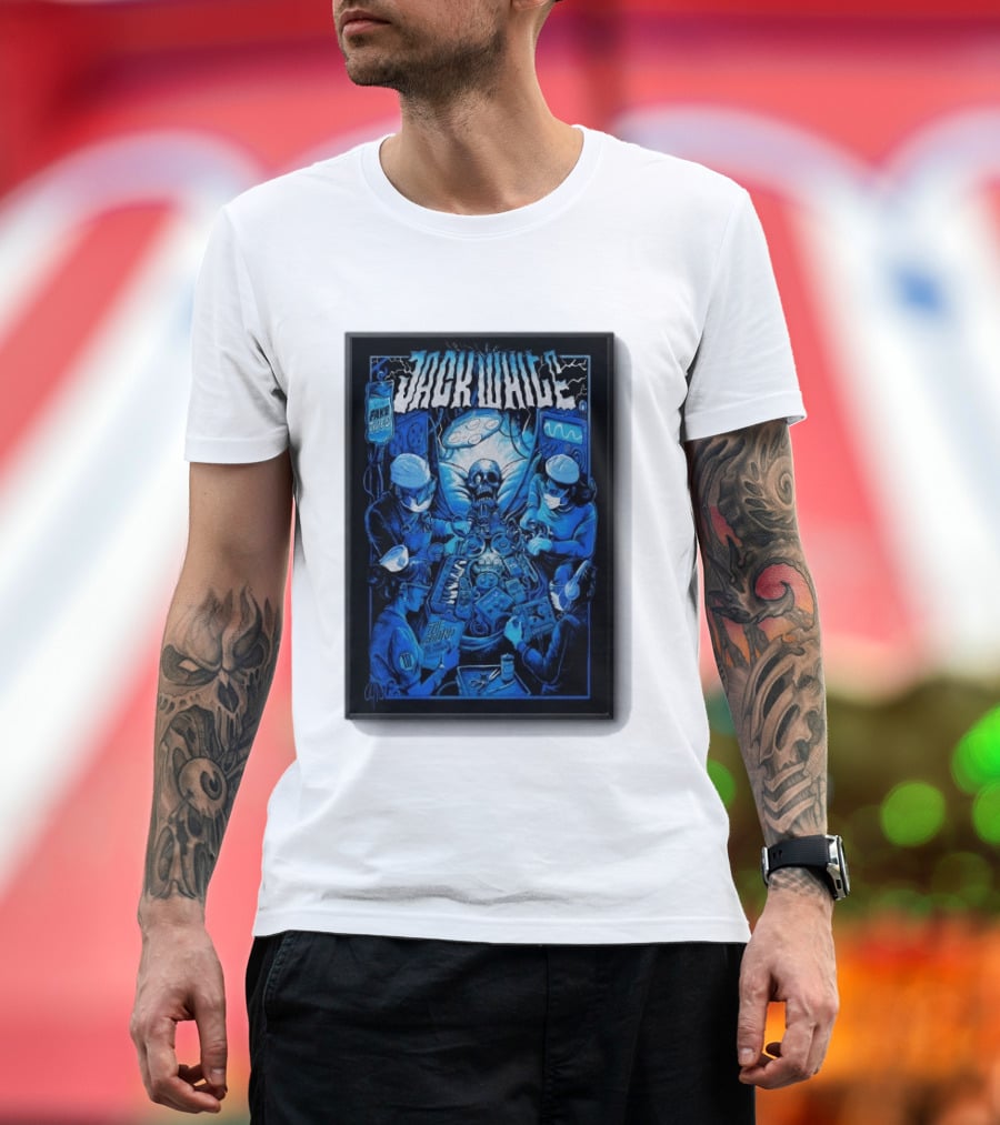Jack White Del Mar CA 9 30 2026 Fake Blues Touring Skeleton Surgeons T-Shirt