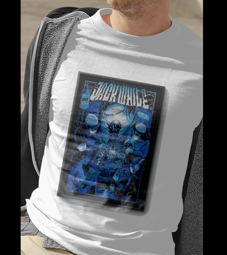 Jack White Del Mar CA 9 30 2026 Fake Blues Touring Skeleton Surgeons T-Shirt