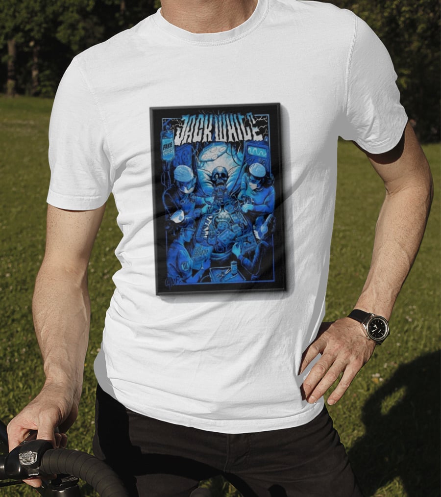 Jack White Del Mar CA 9 30 2026 Fake Blues Touring Skeleton Surgeons T-Shirt