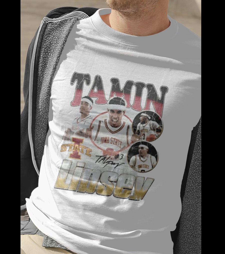 Tamin Lipsey Iowa State Cyclones Basketball No 3 Retro 90s T-Shirt