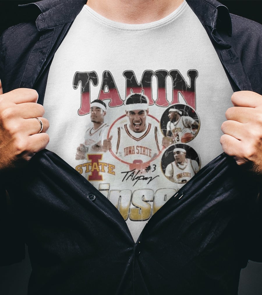 Tamin Lipsey Iowa State Cyclones Basketball No 3 Retro 90s T-Shirt