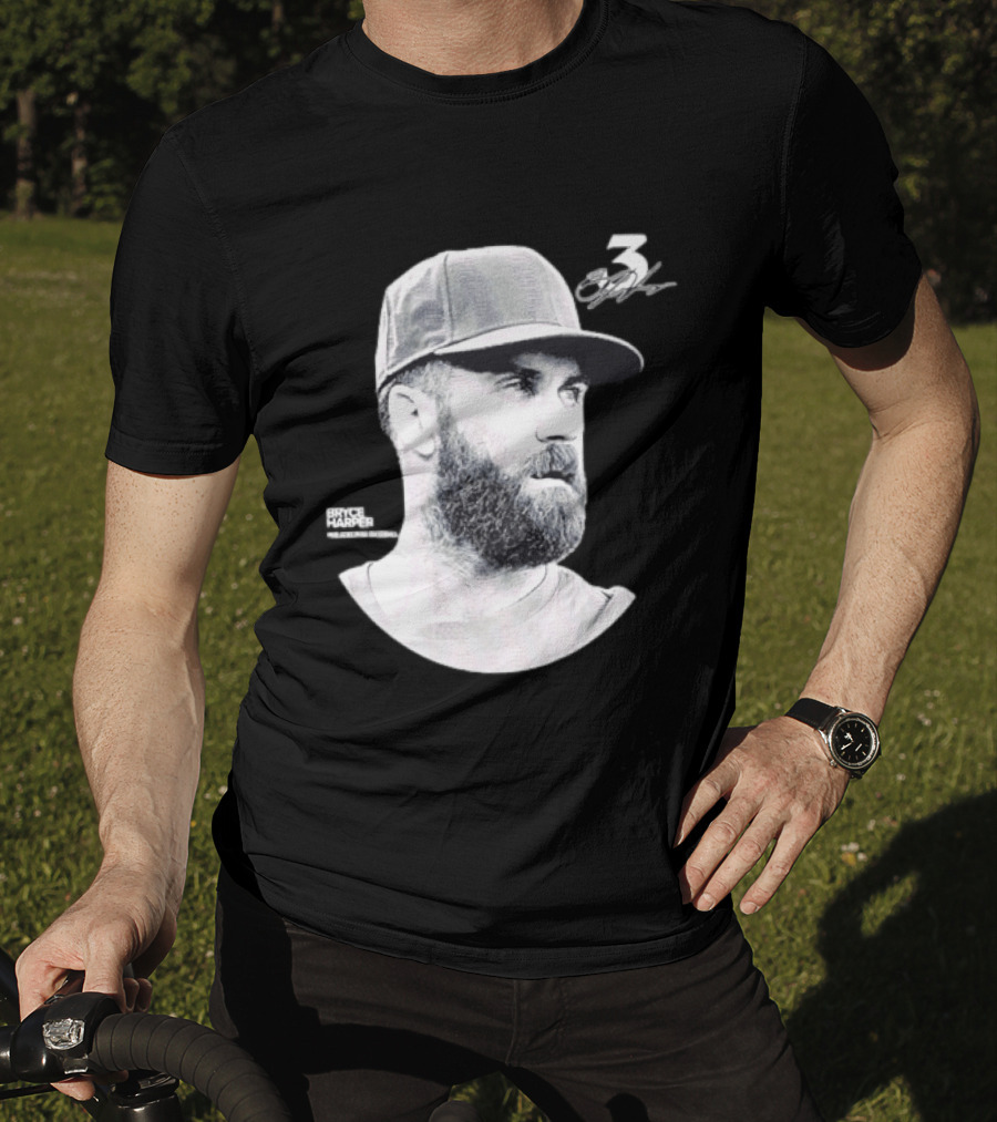 Bryce Harper Philadelphia Phillies Lineage Series 3 Signature T-Shirt