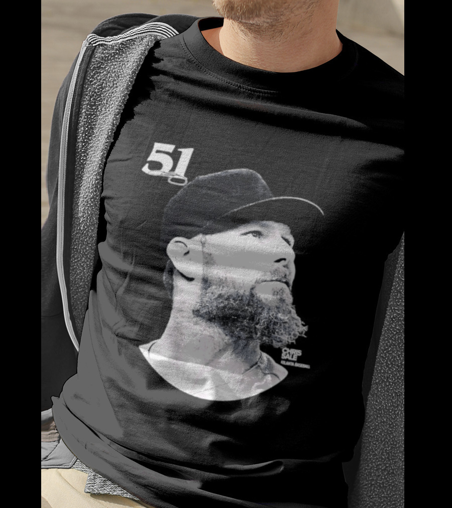 Chris Sale 51 Atlanta Braves Lineage Series T-Shirt