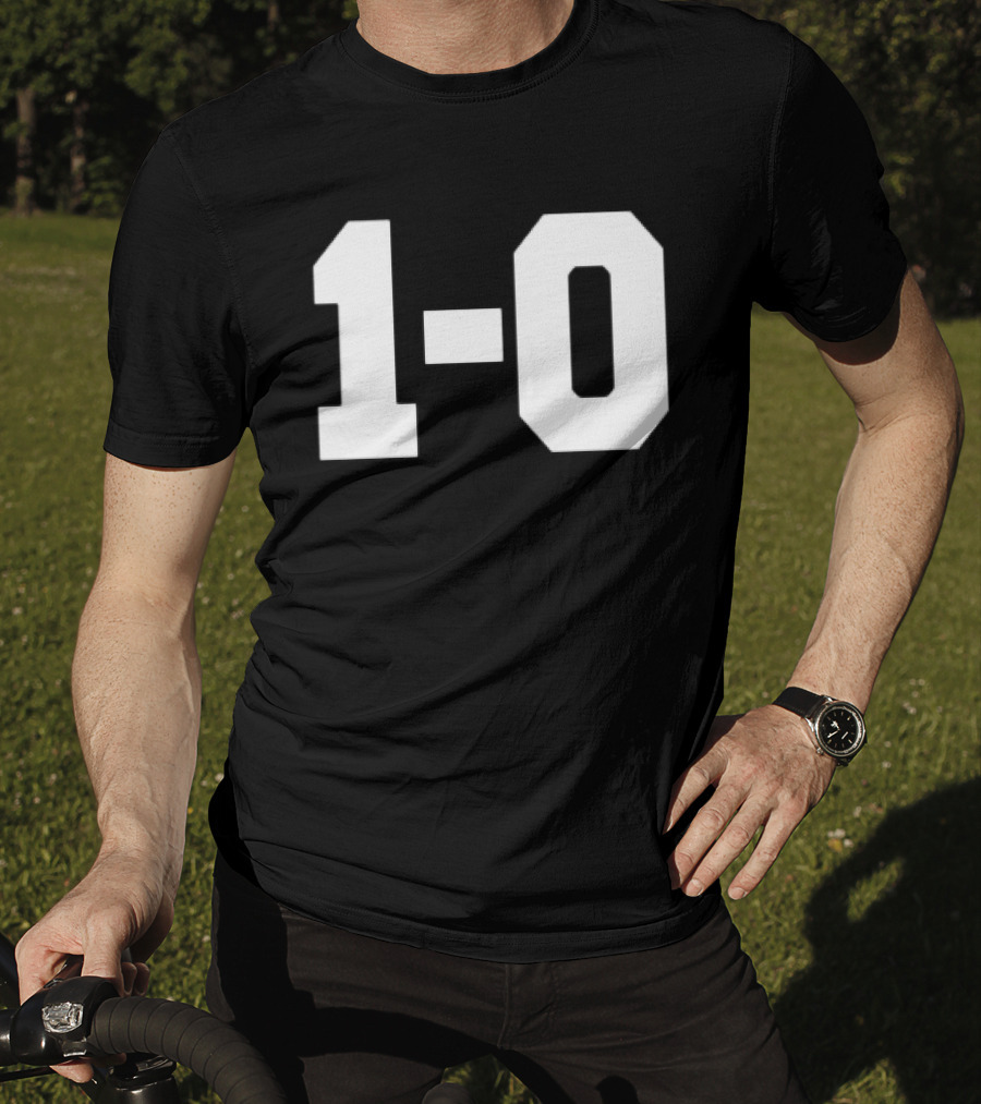 Coach John Harbaugh 1 0 Victory Scoreboard Triumph T-Shirt