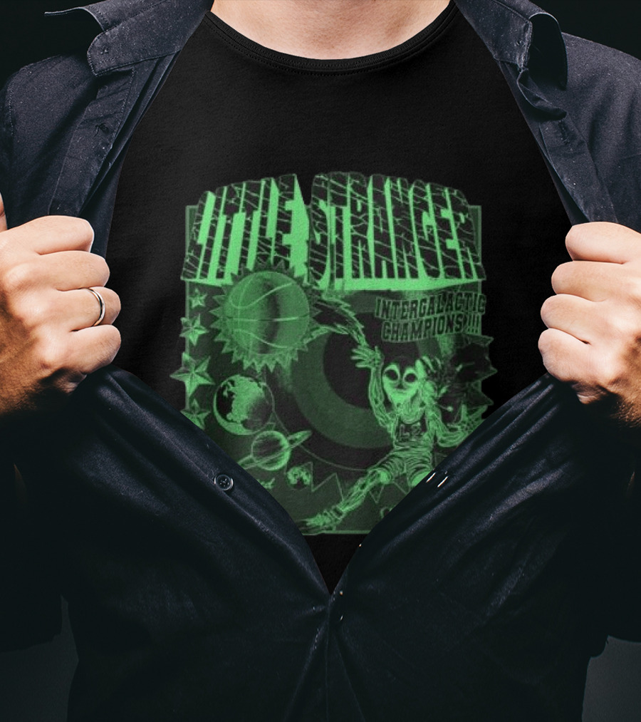 Little Stranger Undefeated Intergalactic Champions 1000 Years Alien Basketball T-Shirt