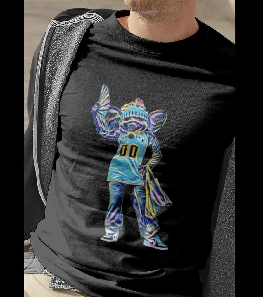Ellie The Elephant Statue Of Liberty New York Basketball Team T-Shirt