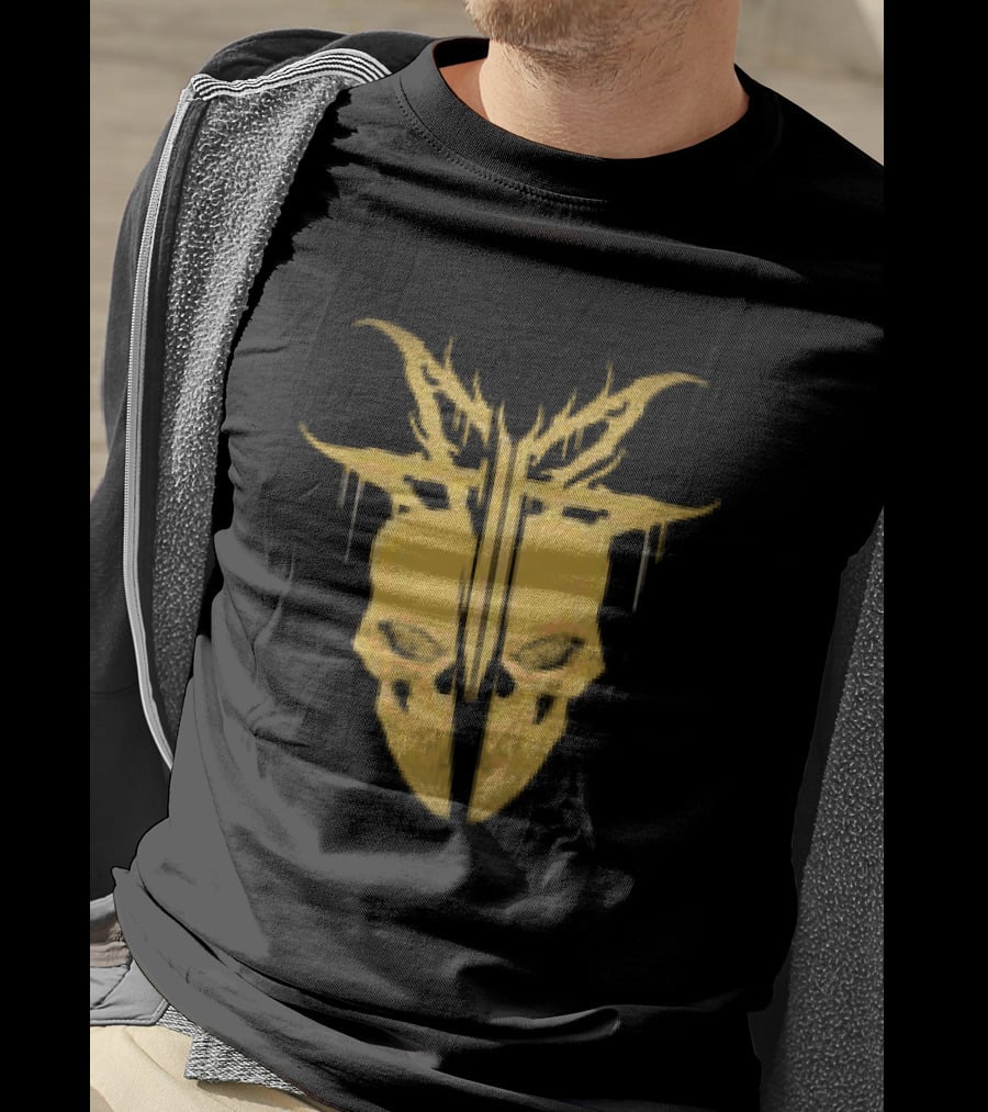 Falling In Reverse Yellow Skull Dripping Melting T-Shirt
