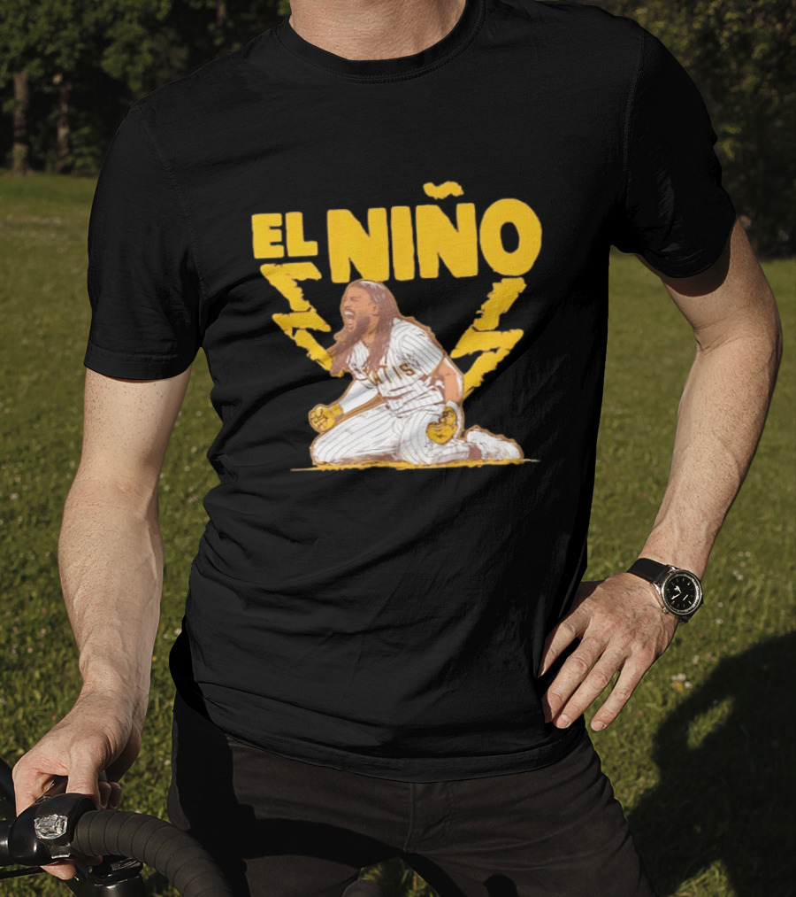 Fernando Tatis Jr El Niño San Diego Padres Stole Home Lightning T-Shirt