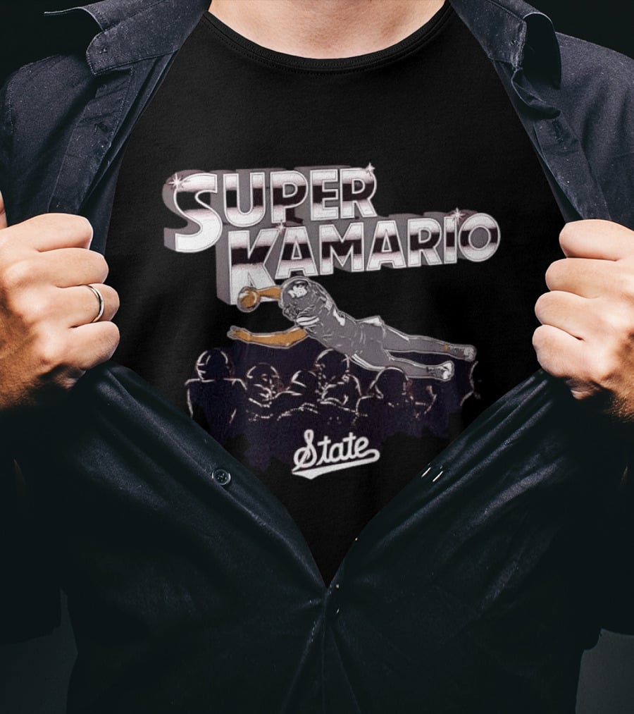 Super Kamario State Bulldogs Football Dive T-Shirt