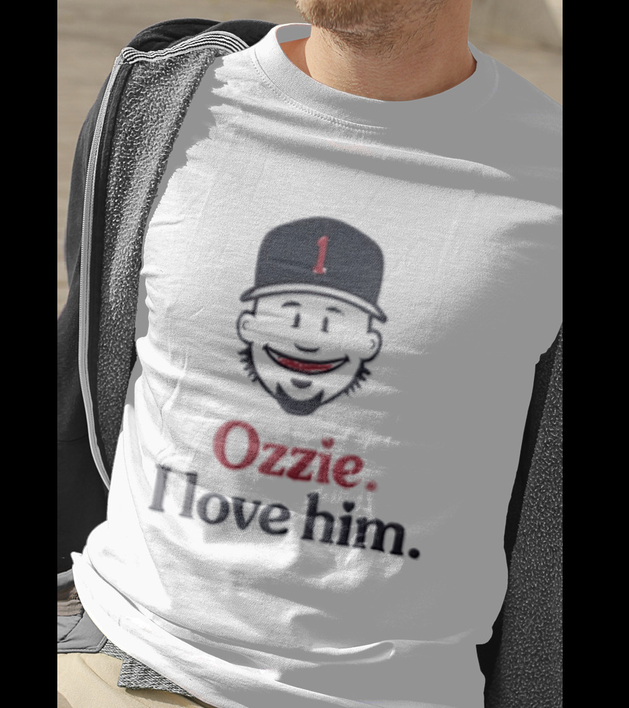 Atlanta Braves Ozzie Albies I Love Him 1 MLB Fan Favorite T-Shirt