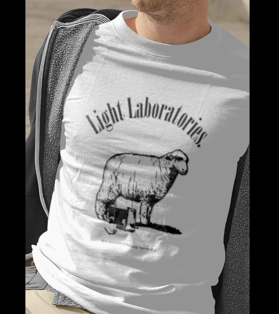 Light Laboratories Sheep Sketch Exploring Origin Of Grace T-Shirt