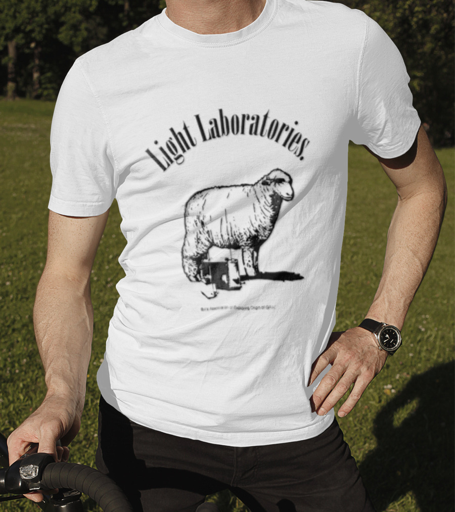 Light Laboratories Sheep Sketch Exploring Origin Of Grace T-Shirt