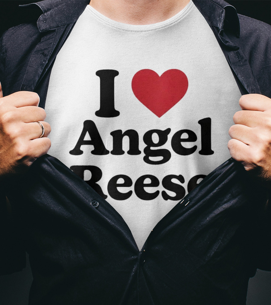 I Heart Angel Reese 2026 Fan Appreciation T-Shirt