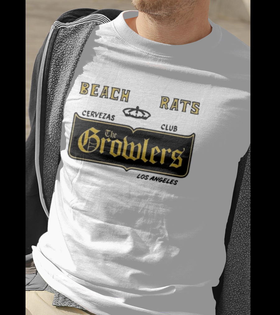 Beach Rats Cervezas Club The Growlers Los Angeles 2026 T-Shirt