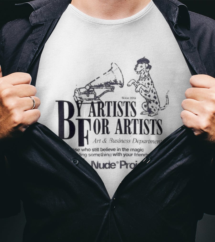 Nude Project BF Artists For Art And Business Department T-Shirt