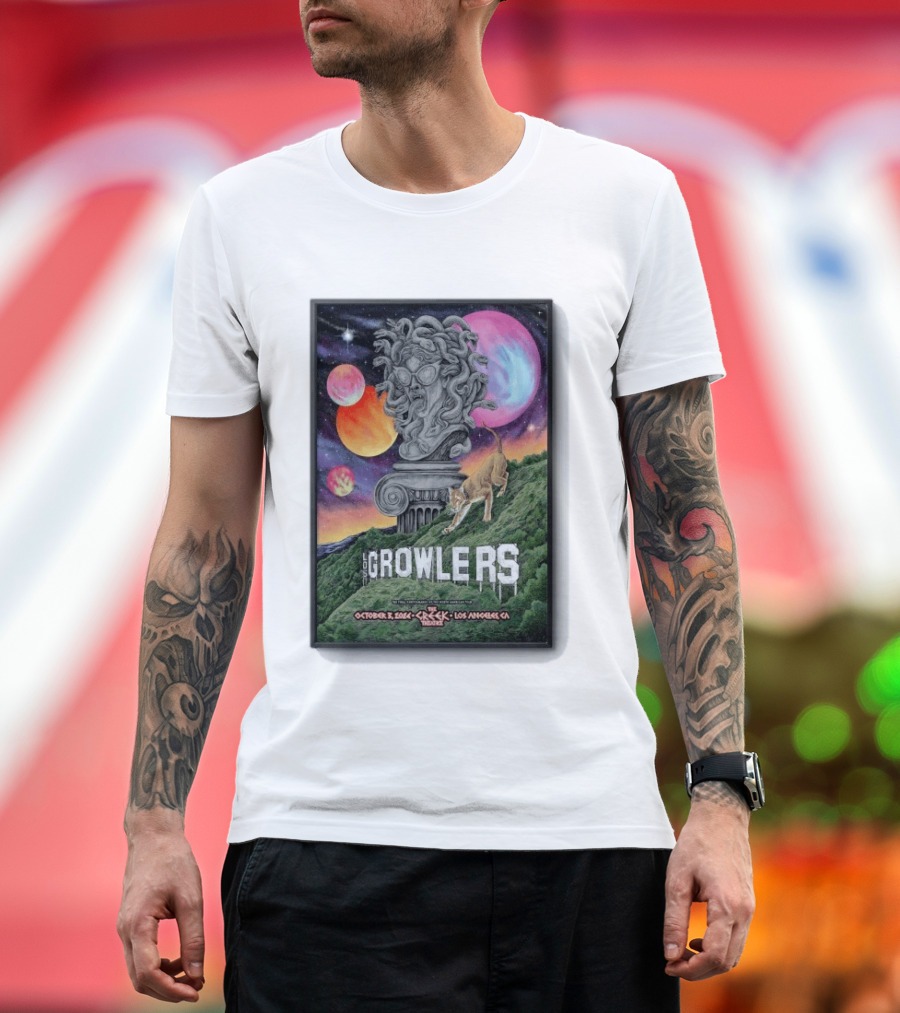 Los Growlers October 3 2026 Los Angeles Cosmic Event T-Shirt