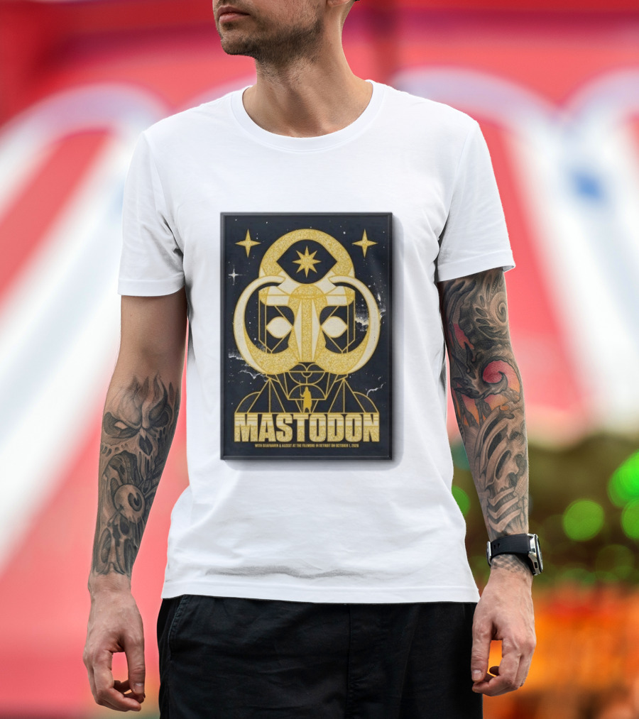 Mastodon The Fillmore Detroit Oct 1 2026 With Deafheaven And Khemmis T-Shirt