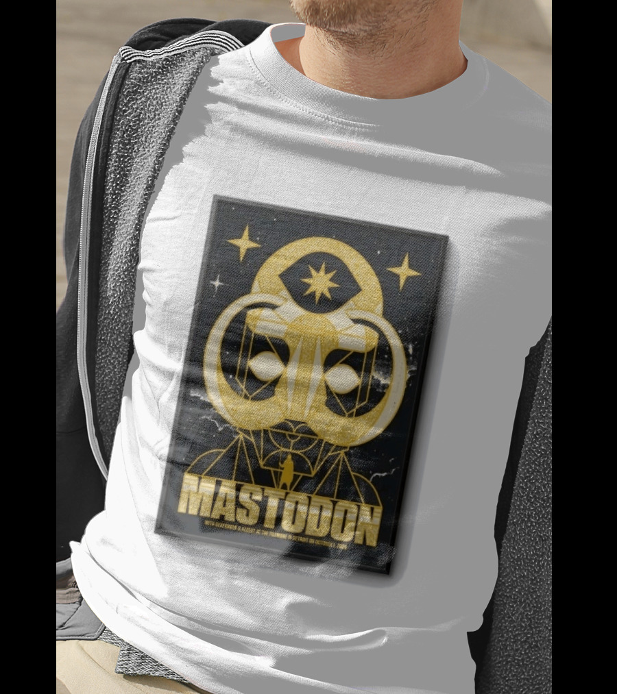 Mastodon The Fillmore Detroit Oct 1 2026 With Deafheaven And Khemmis T-Shirt