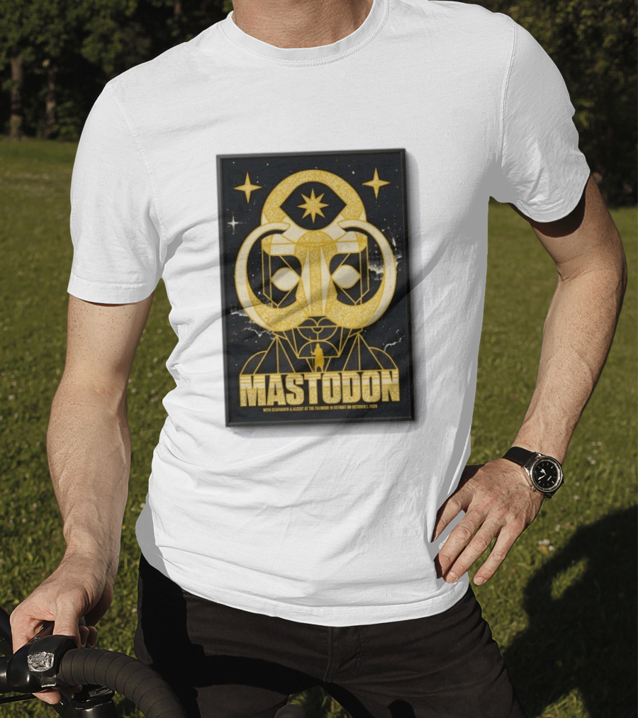 Mastodon The Fillmore Detroit Oct 1 2026 With Deafheaven And Khemmis T-Shirt
