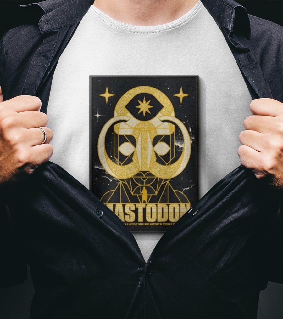 Mastodon The Fillmore Detroit Oct 1 2026 With Deafheaven And Khemmis T-Shirt