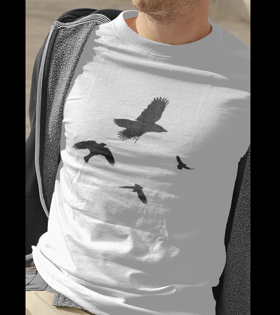 Shinedown Store Sound Of Madness Cream Crows T-Shirt