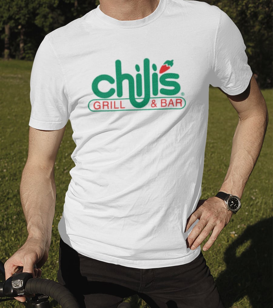 Welcome To Chili's Grill & Bar Varsity Jersey T-Shirt