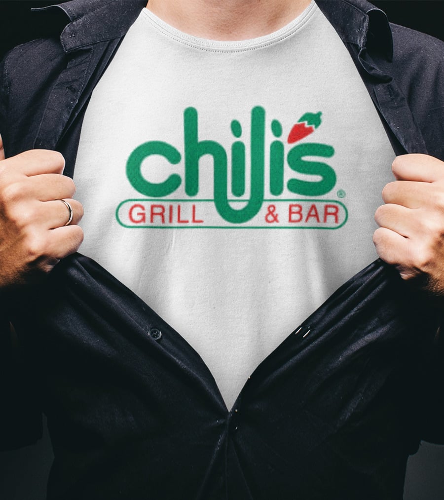 Welcome To Chili's Grill & Bar Varsity Jersey T-Shirt