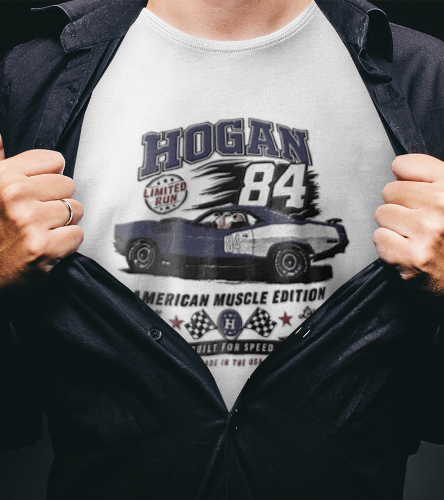Hogan Hero Classic Muscle Car Racing Power 1984 Championship Series T-Shirt