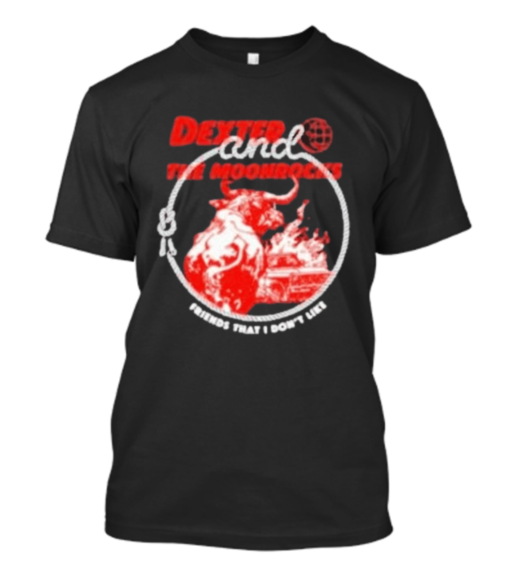 Dexter And The Moonrocks Friends Don't Like Club Album Red Bull T-Shirt