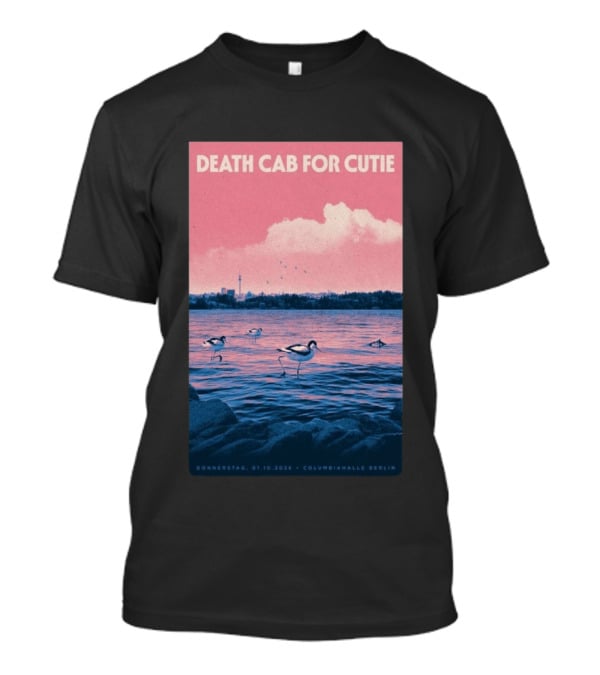 Death Cab For Cutie Columbiahalle Berlin Concert 2026 Donnerstag 01.10 Exclusive T-Shirt