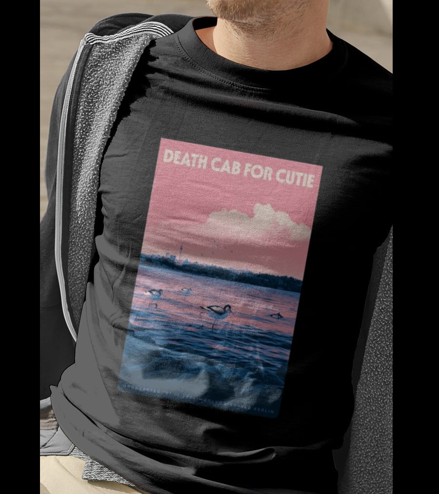 Death Cab For Cutie Columbiahalle Berlin Concert 2026 Donnerstag 01.10 Exclusive T-Shirt