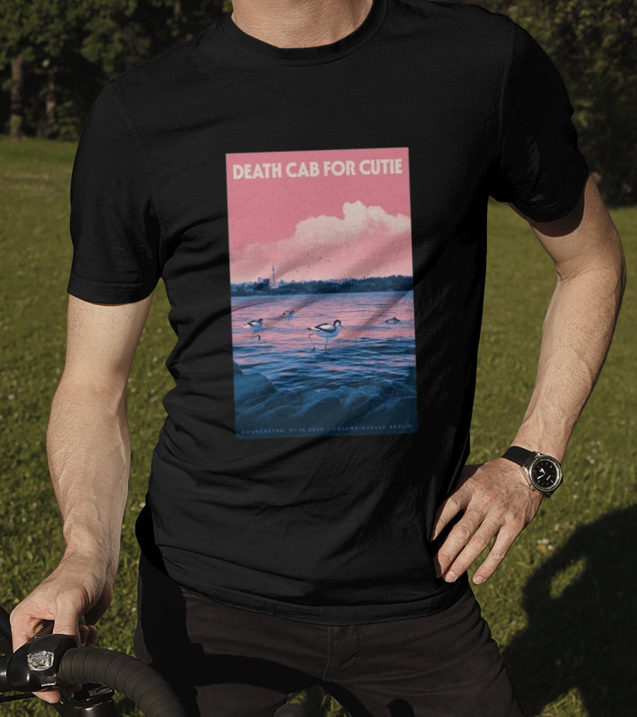 Death Cab For Cutie Columbiahalle Berlin Concert 2026 Donnerstag 01.10 Exclusive T-Shirt