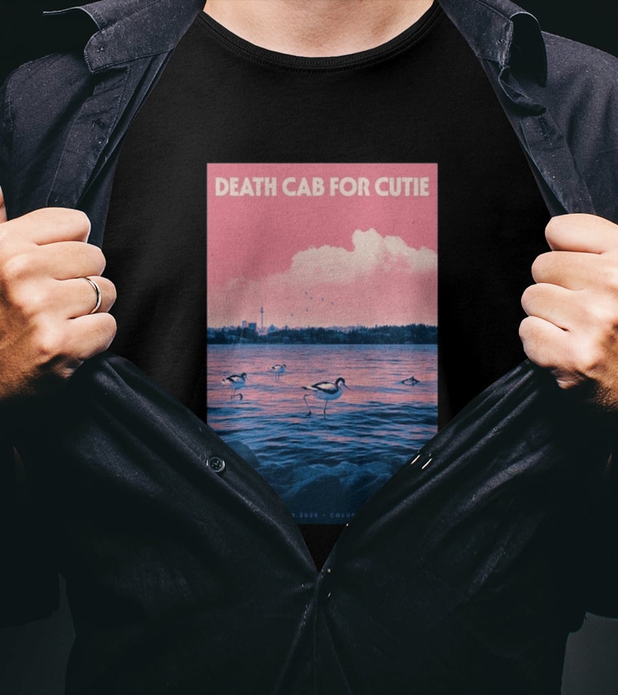 Death Cab For Cutie Columbiahalle Berlin Concert 2026 Donnerstag 01.10 Exclusive T-Shirt
