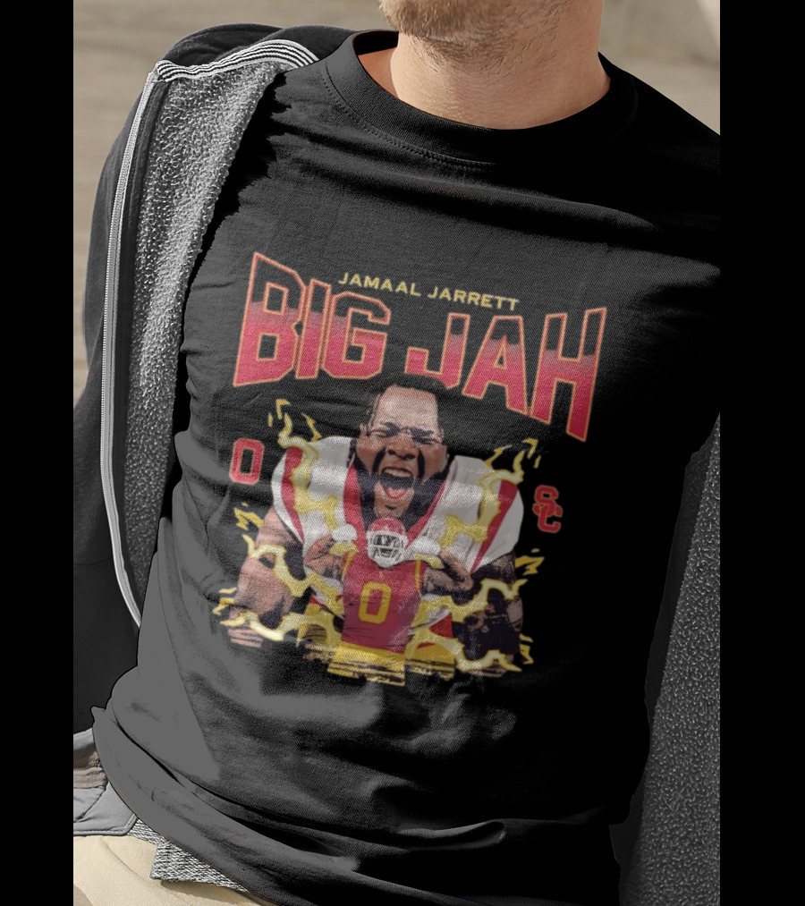 Jamaal Jarrett Big Jah USC Trojans Football No 0 Collage T-Shirt