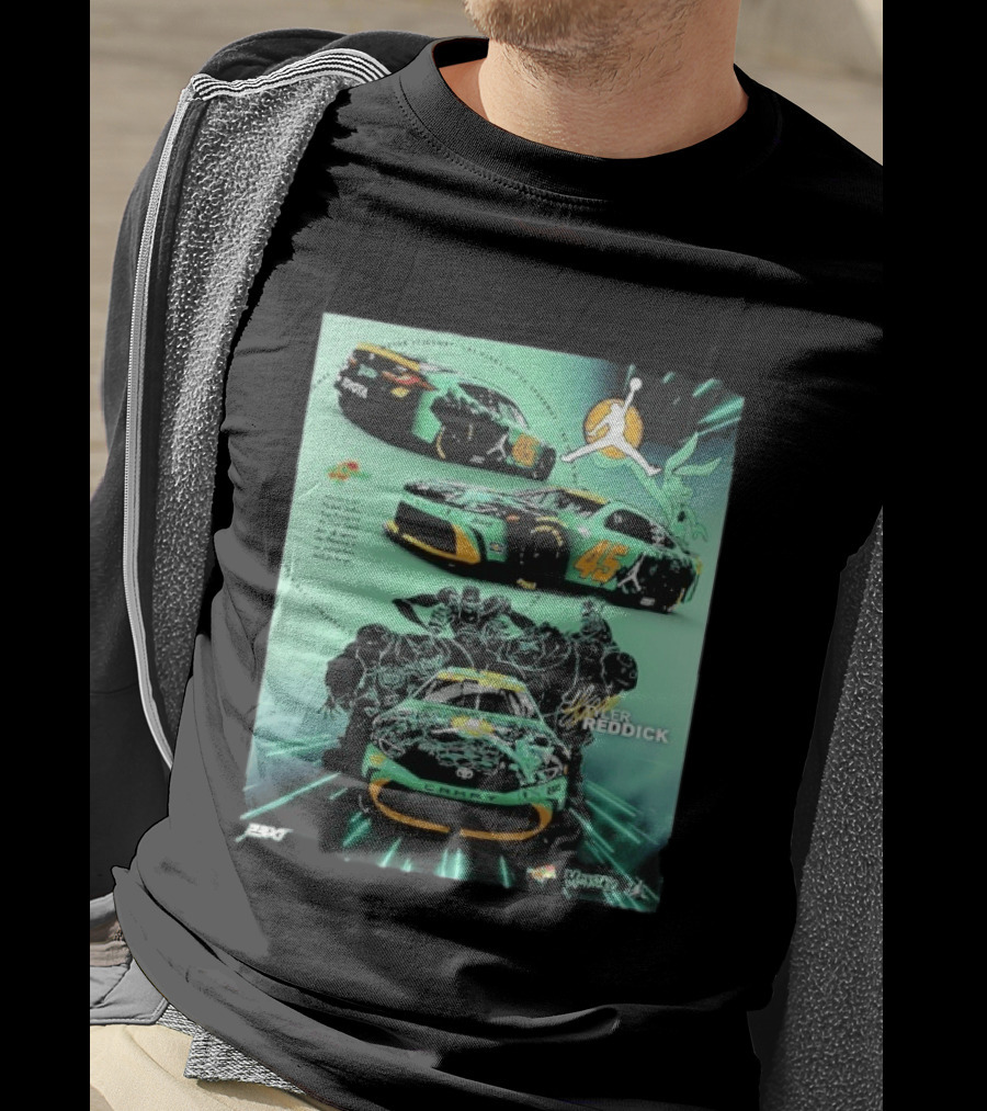Tyler Reddick 45 Camry Jordan Monstars Las Vegas Racing T-Shirt