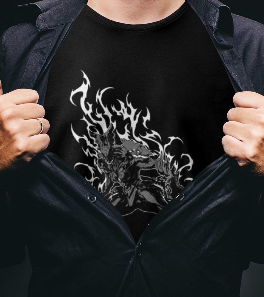 Warframe Store Conquera Voruna Heavyweight Flame T-Shirt