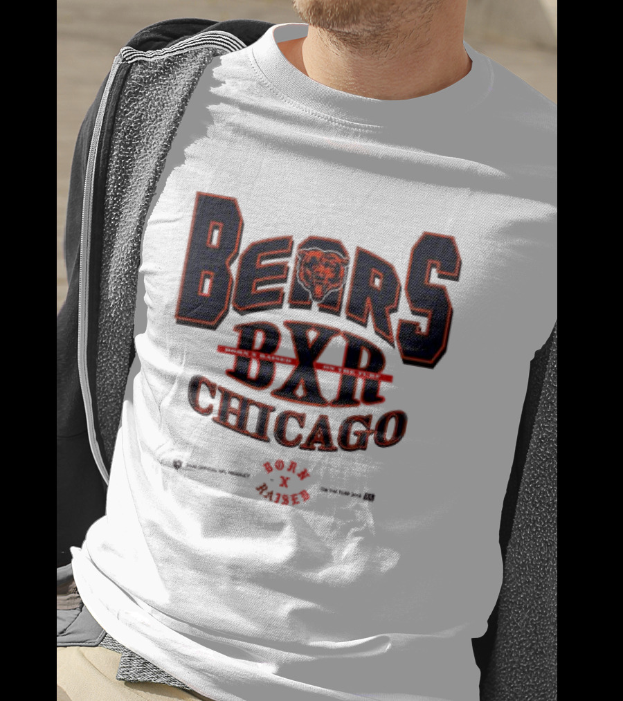 Born X Raised Bears BXR Chicago Collection White T-Shirt