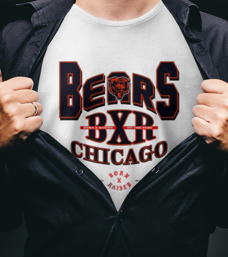 Born X Raised Bears BXR Chicago Collection White T-Shirt