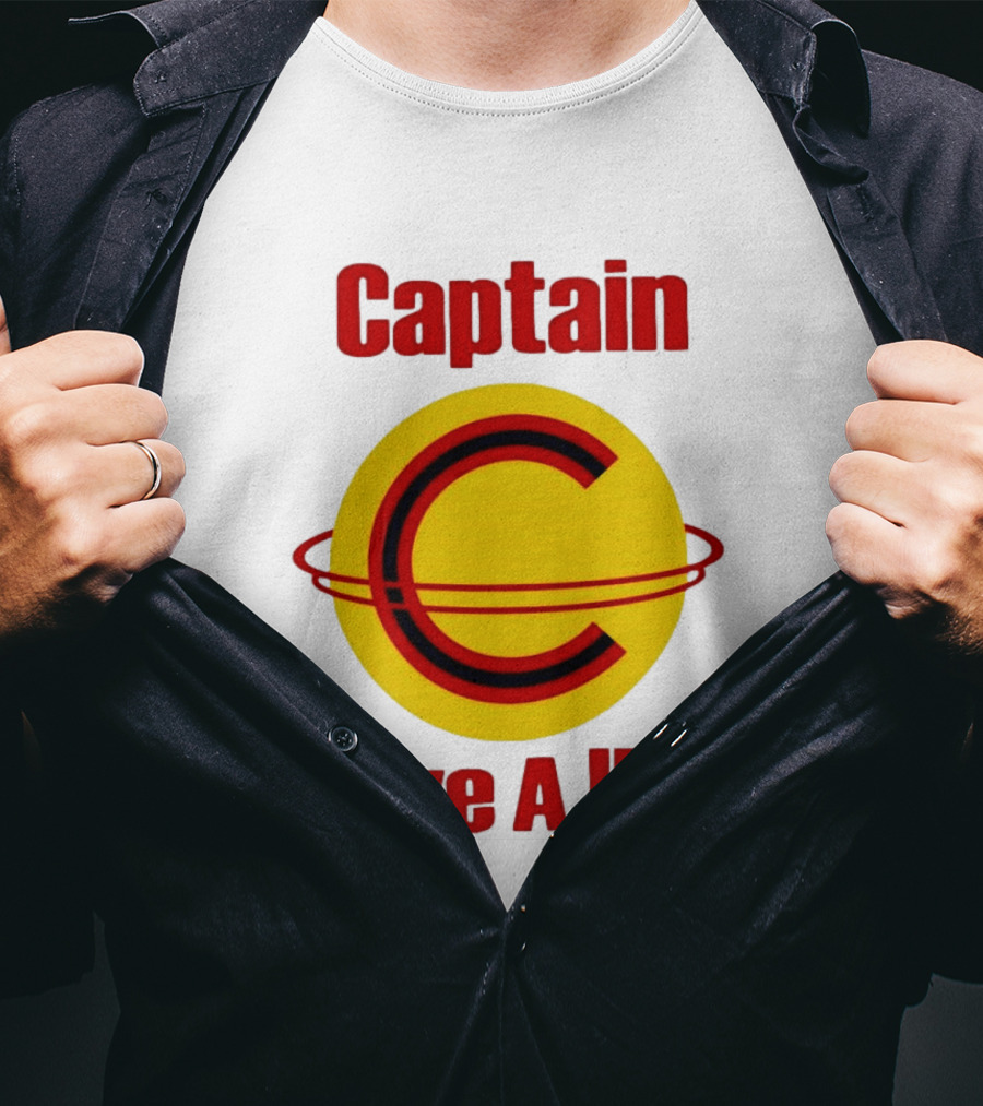 Captain Save A Hoe Humor Yellow C T-Shirt