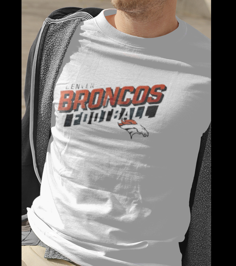 Denver Broncos Team Name NFL Football Broncos T-Shirt