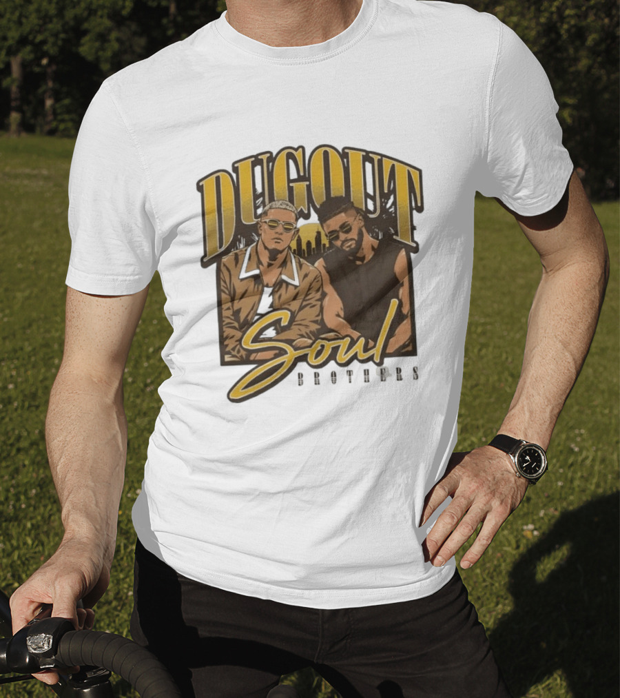 Dugout Soul Brothers Fernando Tatis Jr Manny Machado San Diego Padres T-Shirt