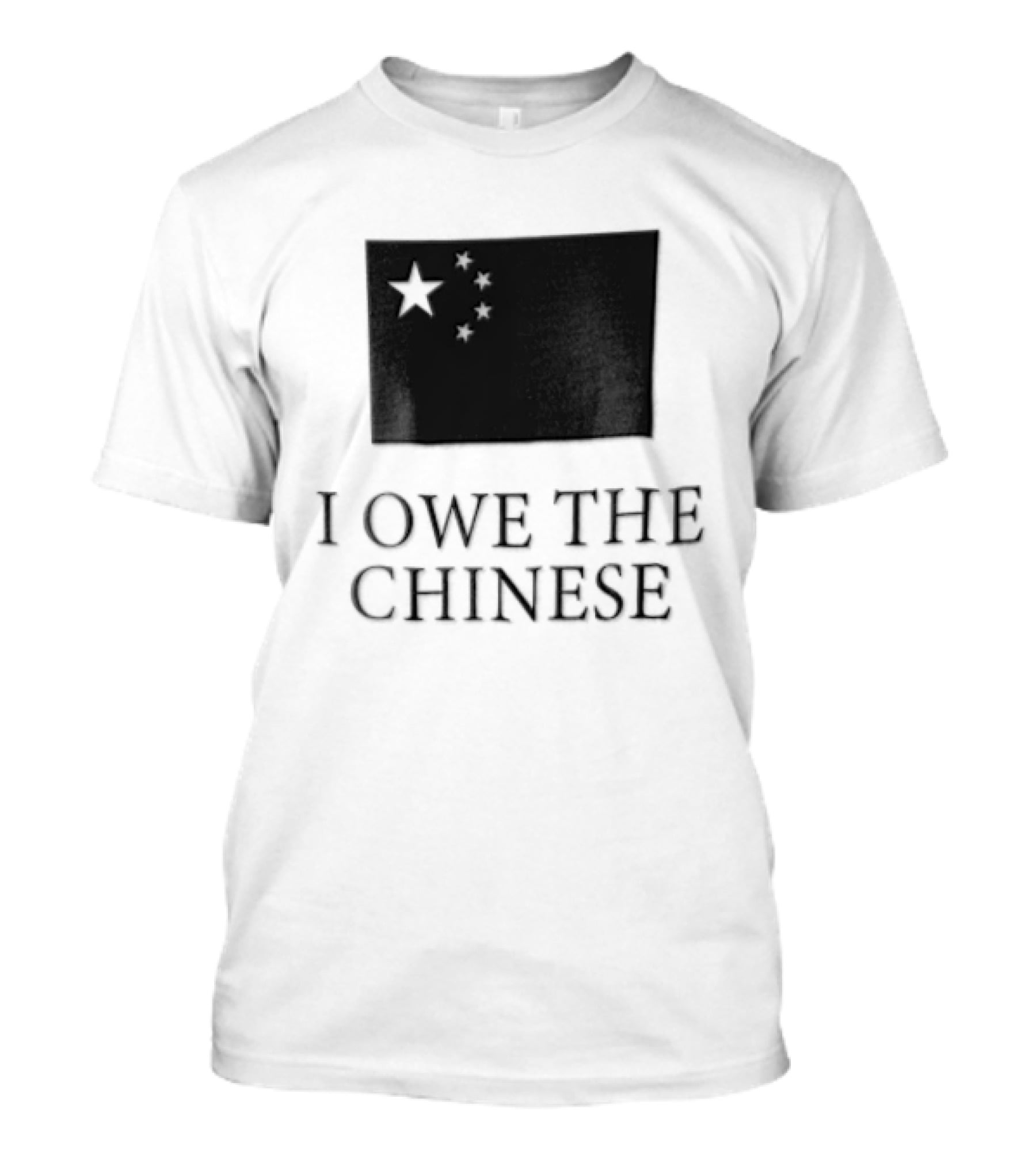 I Owe The Chinese Flag Of China Five Stars T-Shirt