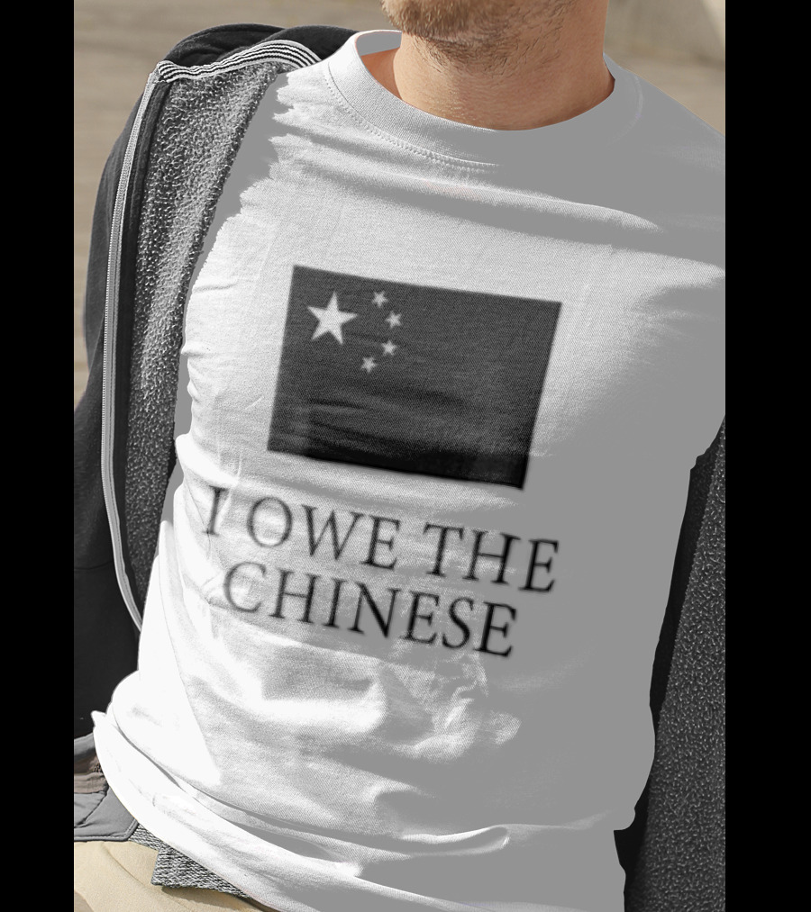 I Owe The Chinese Flag Of China Five Stars T-Shirt