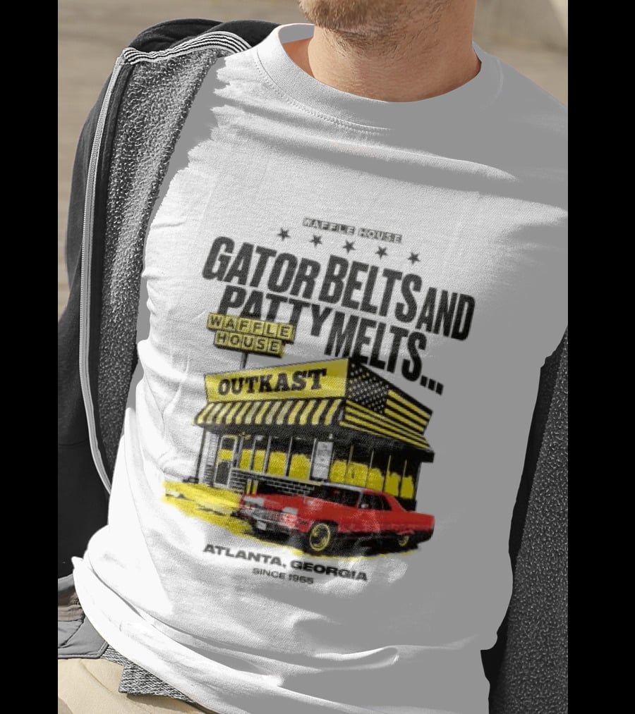Gator Belts And Patty Melts Outkast Waffle House Atlanta Georgia 1995 T-Shirt